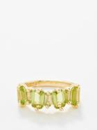 Suzanne Kalan - Emerald, Peridot & 14kt Gold Ring - Womens - Green Multi