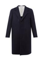 Umit Benan B+ - Double-faced Felted Wool-blend Coat - Mens - Navy