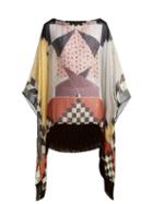 Matchesfashion.com Etro - Fil Coup Silk Blend Chiffon Poncho - Womens - Multi