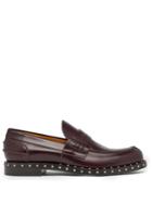 Valentino Soul Rockstud Leather Penny Loafers