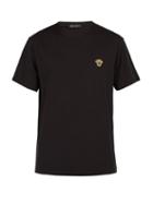 Matchesfashion.com Versace - Medusa Logo T Shirt - Mens - Black