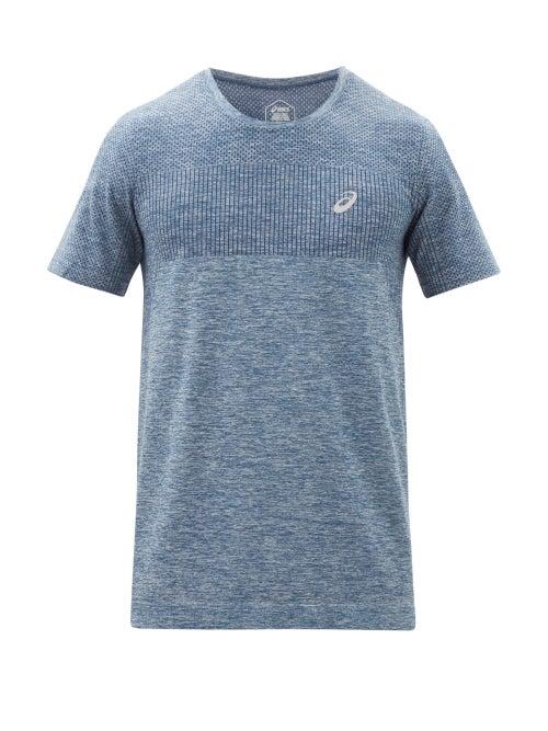 Asics - Race Seamless-knit Performance Top - Mens - Blue