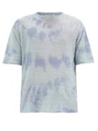 Matchesfashion.com Our Legacy - Tie-dye Linen-jersey T-shirt - Mens - Blue Multi