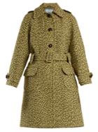 Prada Point-collar Single-breasted Wool Coat