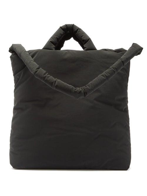 Matchesfashion.com Kassl Editions - Pop Oil Velvet Medium Padded Tote Bag - Womens - Black