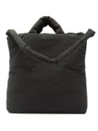 Matchesfashion.com Kassl Editions - Pop Oil Velvet Medium Padded Tote Bag - Womens - Black