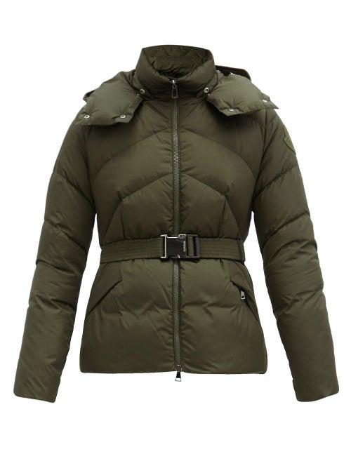 Matchesfashion.com Moncler - Aloes Quilted Down Hooded Jacket - Womens - Khaki