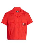 Raf Simons Notch-lapel Cropped Shirt