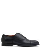 Matchesfashion.com Santoni - Leather Oxford Shoes - Mens - Black
