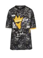 Dolce & Gabbana Floral And Graffiti-print Cotton-jersey T-shirt
