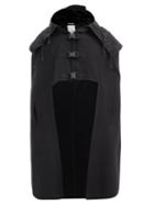 Matchesfashion.com Valentino Garavani - Buckled Felted-wool Cape - Mens - Black