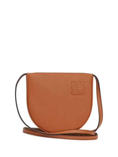Matchesfashion.com Loewe - Heel Leather Cross-body Bag - Womens - Tan