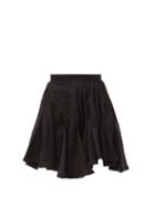 Isabel Marant - Griselda Cotton-blend Voile Mini Skirt - Womens - Black