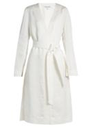 Elizabeth And James Archer Tie-waist Linen-blend Coat