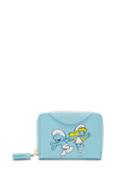 Matchesfashion.com Anya Hindmarch - Smurf Leather Zip Around Wallet - Womens - Blue Multi