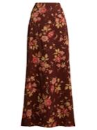 Zimmermann Unbridled Contour Floral-print Skirt