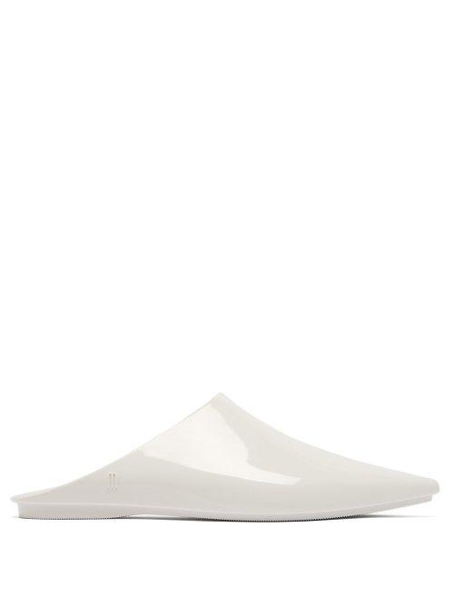 Matchesfashion.com Marine Serre - X Melissa Babouche Pvc Mules - Womens - White