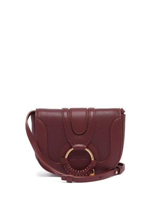 Matchesfashion.com See By Chlo - Hana Mini Leather Cross Body Bag - Womens - Purple