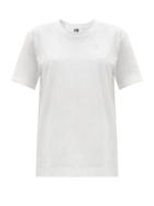 Matchesfashion.com Adidas By Stella Mccartney - Logo-print Organic Cotton-jersey T-shirt - Womens - White