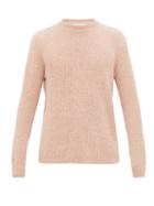 Mens Rtw Sfr - Leth Rib-knitted Sweater - Mens - Pink