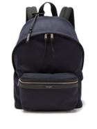 Saint Laurent - City Canvas Backpack - Mens - Navy