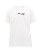 Matchesfashion.com 2 Moncler 1952 - X Awake Ny Logo-print Cotton-jersey T-shirt - Mens - White