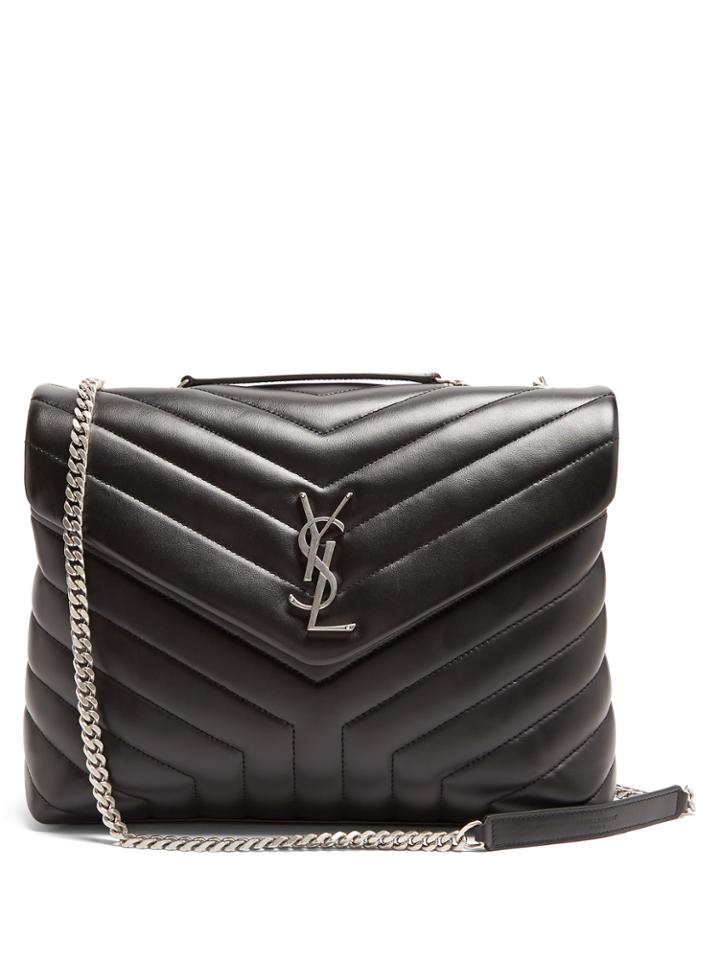 Saint Laurent Loulou Medium Leather Shoulder Bag