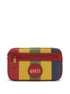 Matchesfashion.com Gucci - Baiadera-striped Canvas Belt Bag - Mens - Multi