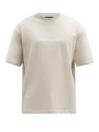 Matchesfashion.com Balenciaga - New Copyright Cotton-jersey T-shirt - Mens - Grey