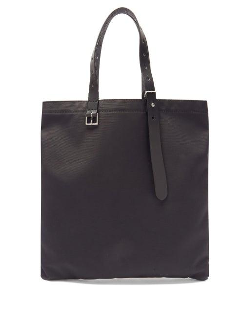 Matchesfashion.com Maison Margiela - Bar-tacked Keyhole Technical-canvas Tote Bag - Mens - Black