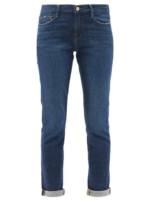 Ladies Rtw Frame - Le Garcon Slim-leg Jeans - Womens - Mid Denim