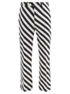 Matchesfashion.com Marni - Striped Straight-leg Technical Trousers - Mens - Black White