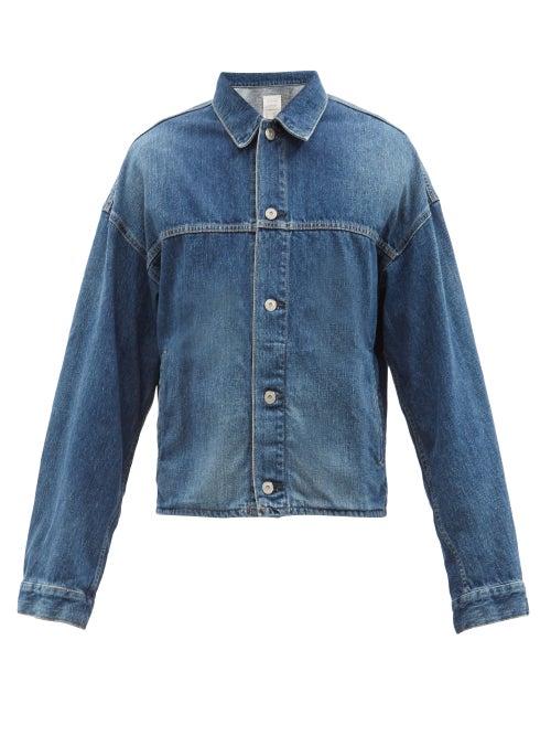 Kuro - Dynamo Recycled-denim Jacket - Mens - Blue