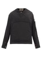 Matchesfashion.com Boramy Viguier - Padded Cotton-blend Field Sweatshirt - Mens - Black
