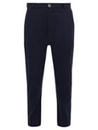 Matchesfashion.com Marrakshi Life - Cotton Blend Tapered Trousers - Mens - Navy
