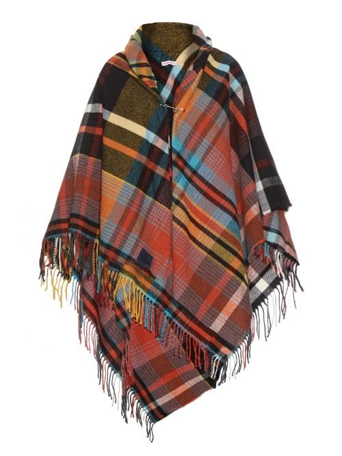 Vivienne Westwood Anglomania Tartan Poncho