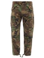 Rrl - Camouflage-print Cotton-ripstop Cargo Trousers - Mens - Multi