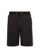 Matchesfashion.com Givenchy - Logo Taped Technical Jersey Shorts - Mens - Black