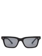 Matchesfashion.com The Row - X Oliver Peoples Rectangular Acetate Sunglasses - Womens - Black
