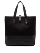 Matchesfashion.com Alexander Mcqueen - Felt And Leather Tote Bag - Mens - Black