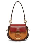 Matchesfashion.com Chlo - Tess Small Lizard Effect Leather Cross Body Bag - Womens - Dark Brown