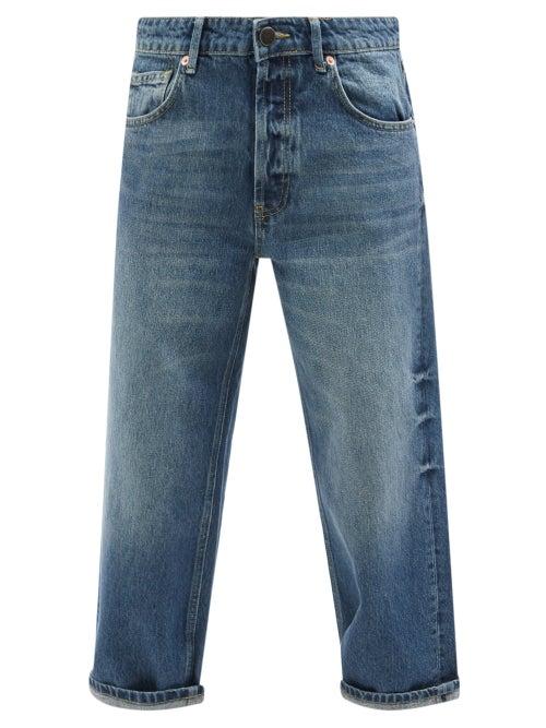 Ladies Rtw Raey - Dad Organic-cotton Baggy Boyfriend Jean - Womens - Dark Blue