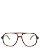 Matchesfashion.com Dior Homme Sunglasses - D Frame Acetate Glasses - Mens - Brown