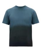 Matchesfashion.com Sunspel - Ombr Cotton Jersey T Shirt - Mens - Blue