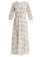 Athena Procopiou Graceful Beauty Button-through Silk Dress