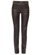 Matchesfashion.com Isabel Marant - Jeydie Leather Trousers - Womens - Black