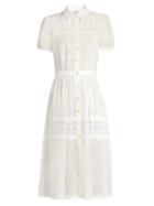 Temperley London Etta Embroidered Cotton And Silk-blend Dress