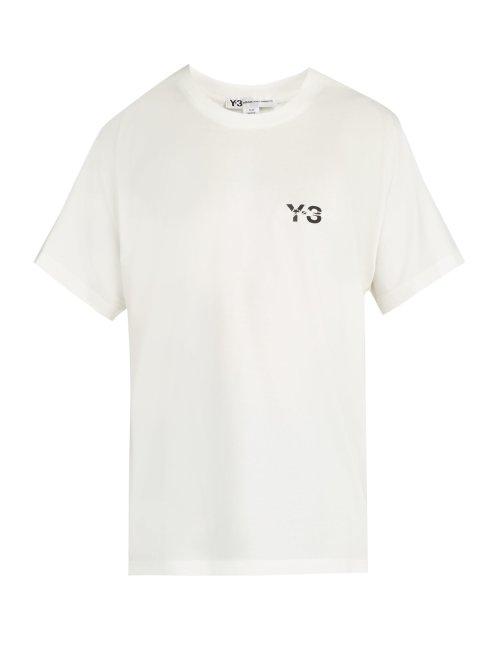 Matchesfashion.com Y-3 - Logo Cotton T Shirt - Mens - White