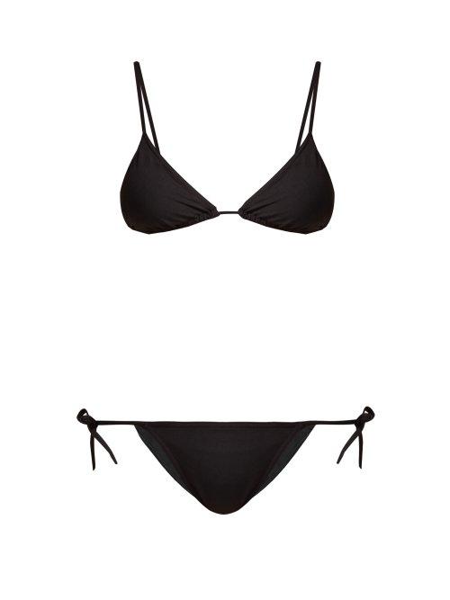 Matchesfashion.com Eres - Mouna & Malou Triangle Bikini Set - Womens - Black