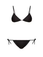 Matchesfashion.com Eres - Mouna & Malou Triangle Bikini Set - Womens - Black